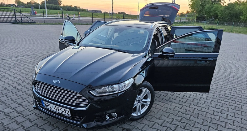 Ford Mondeo cena 48000 przebieg: 208000, rok produkcji 2015 z Płock małe 742